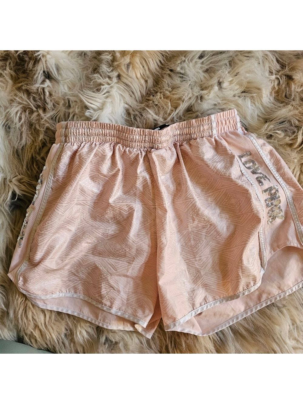Victoria's Secret PINK Athletic Shorts Soft Pink